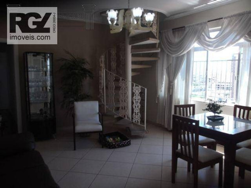 Imagem 1 de 30 de Cobertura Residencial À Venda, Gonzaga, Santos. - Co0179