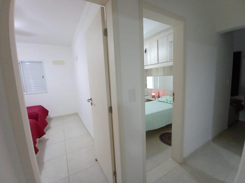 Apartamento Mobiliado E Planejado Com Vista Do Mar Com 3 Dormitórios À Venda, 94 M² Por R$ 550.000 - Mirim - Praia Grande/sp - Ap3544