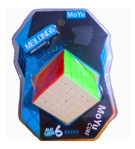 Imagen 10 de 10 de Cubo Magico Rubik Moyu Meilong 6x6x6 Rapido Profesional