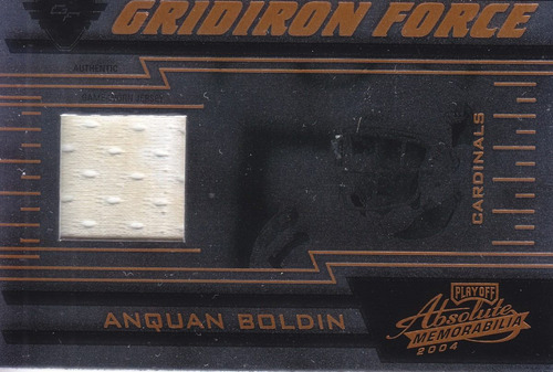 2004 Absolute Mem Grid Force Jersey Anquan Boldin Wr Cards