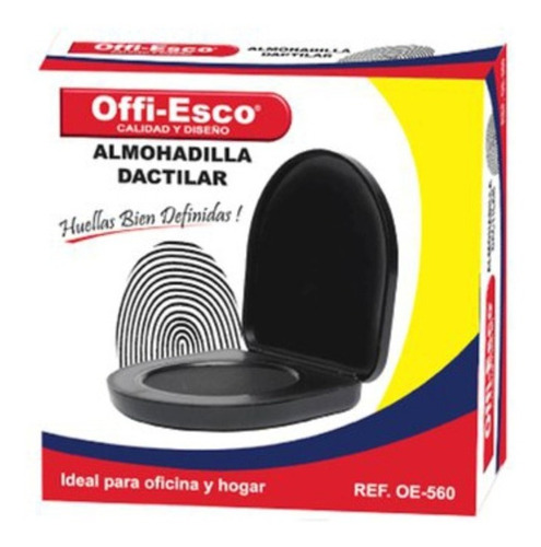 Almohadilla Dactilar Offiesco Oe-560 X1 Unidad