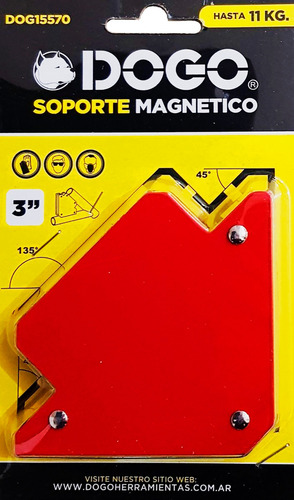 Soporte Escuadra Magnetica Para Soldar 3 11kg Dogo