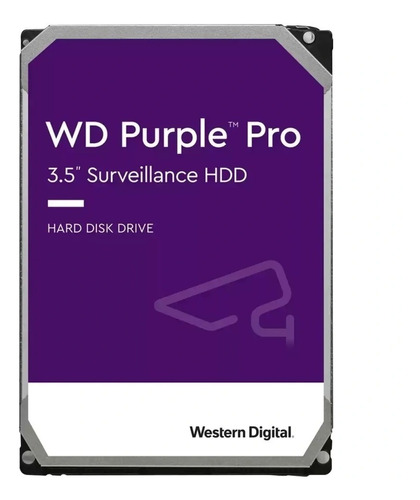Imagen 1 de 2 de Disco duro interno Western Digital WD Purple Surveillance WD22PURZ 2TB