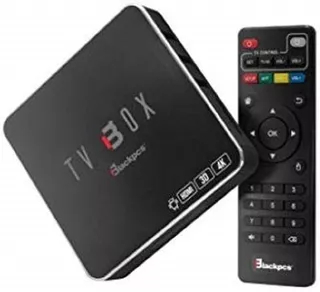 Tv Box 4k Smart Tv Blackpcs Eo104l-bl 1gb Ram Negro