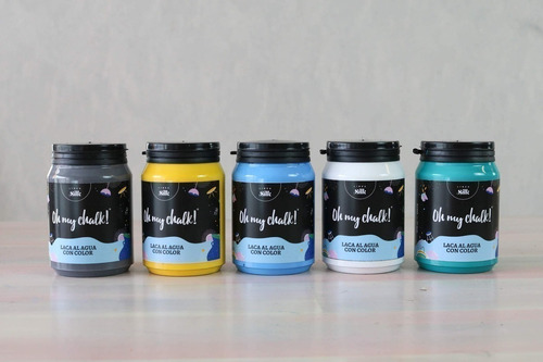 Imagen 3 de 10 de Laca Al Agua - Oh My Chalk 370 Cc Jade - Xion Store