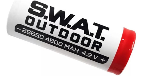 Imagen 4 de 10 de Bateria Pila Recargable Swat Outdoor 26650 4800 Mah 4.2 V