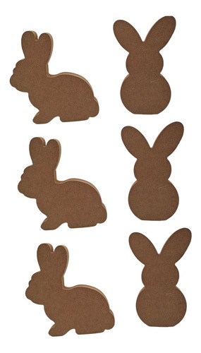 De Madera De Pascua Artesanía De Madera De Pascua Conejo