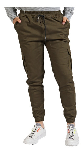 Pantalon Cargo Hombre Gabardina Comodo Jogging Nuevo Colores