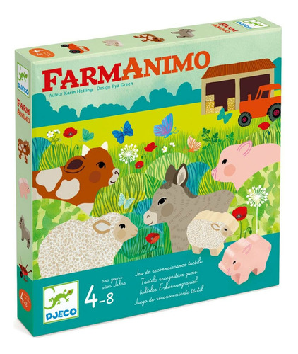 Farmanimo Juego De Reconocimiento Táctil Djeco