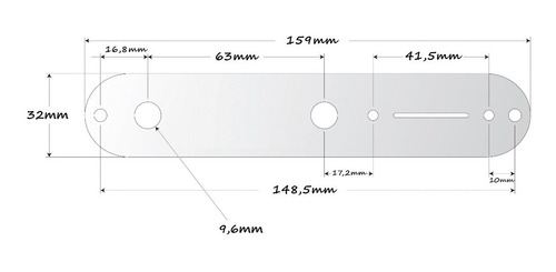 Kit Elétrica Telecaster Hh 5-way Super Switch Com Pio Russo