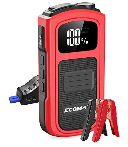 Arrancador De Batería Automotriz Ecomax Eca80 De 1500a