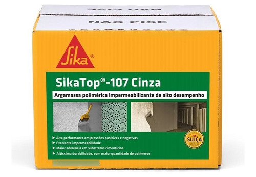 Sikatop 107 Caixa 18kg Impermeabilizante Para Piscinas
