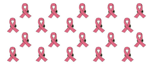 M 20pcs Criativo Fita Broche Mama Câncer Consciência