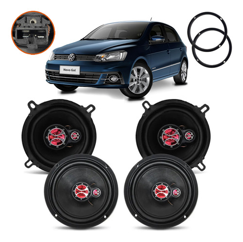 Alto Falante Foxer Gol G6 G7 6 e 5 Polegadas 240w - KF.017