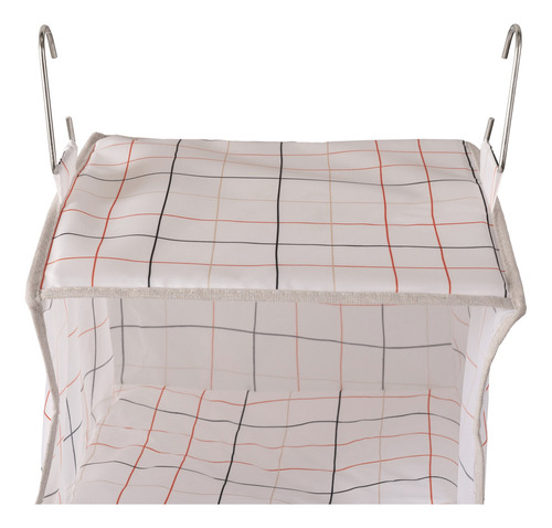 Organizador Colgante 3 Niveles Tela Remeras Dormitorio Ropa Color Gris