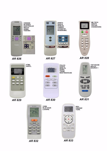 Imagen 5 de 9 de Control Remoto Aire Acondicionado Electra Peabody Hisense