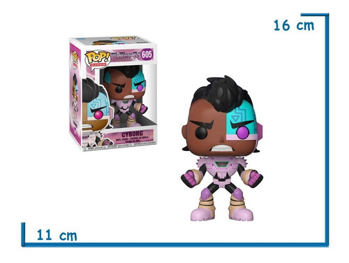 Funko Pop! 605 Cyborg Teen Titans Go - Candos Jugueteria