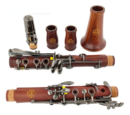 Clarinete Profesional De Madera Roja En Si Bemol Klarnet M18