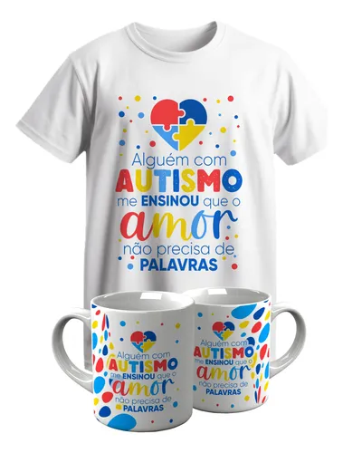 comprar Kit 30 Artes Editáveis Camisetas E Canecas Autista Autismo