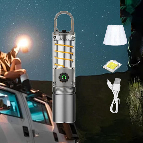 2024 Linterna Led Lámpara De Mano Impermeable Linterna De
