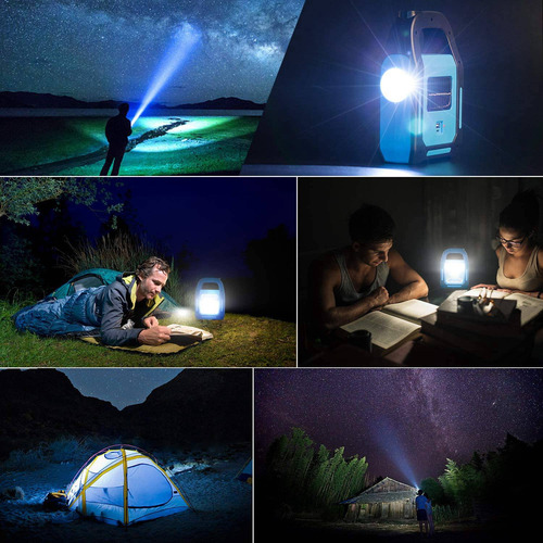 Linterna De Camping Led Cob Recargable Por Usb De 3 Pulgadas