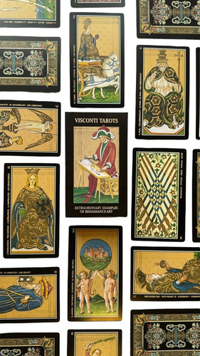 Tarot Rider Colección Visconti Mágico Esotérico Hkt