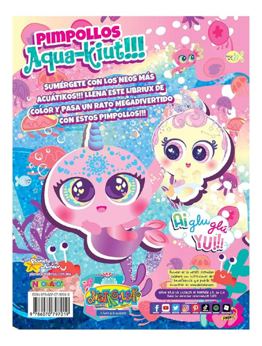 Libro Acuatik Color Taim!!! Editorial Planeta Junior Distroller Tapa Blanda