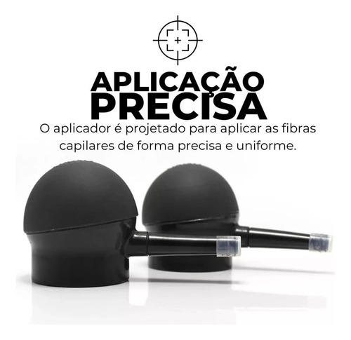 Aplicador De Fibra Capilar Compatível Com Pansly E Outros