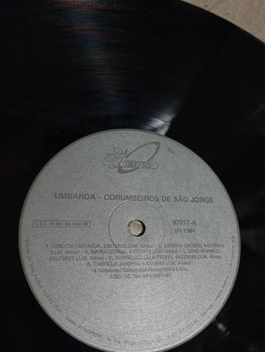 Lp Umbanda Curimbeiros De São Jorge (Usado)