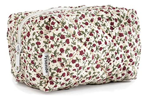 Cosmetiquero Lysande Bolsa De Maquillaje Acolchada Floral, B