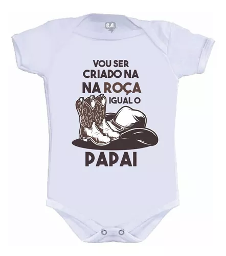 Body Quero Jogar Com O Papai na Camiseteria S.A.