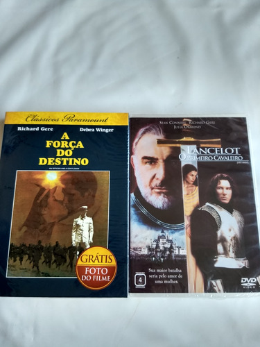Dvd A Força Do Destino + Lancelot O Primeiro Cavaleiro