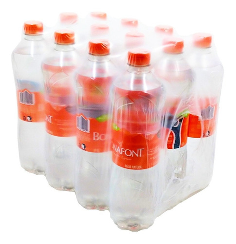 Agua Bonafont Natural 12 Piezas De 1 Litro