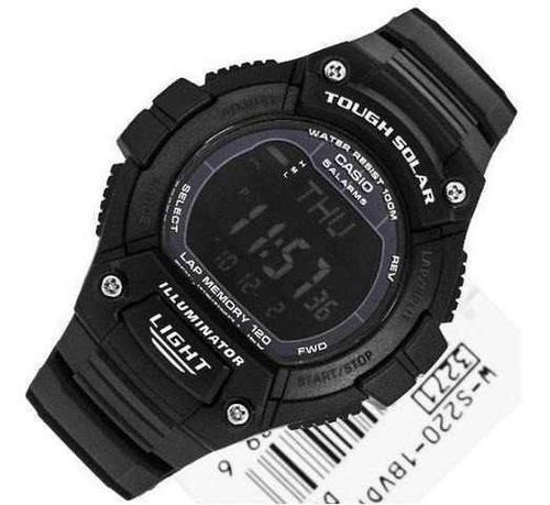 Reloj Casio Digital Touch Solar Alarma Crono Luz Mod W-s220
