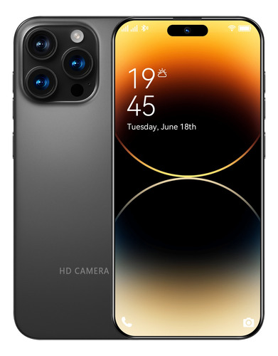 I16 Pro Max Desbloquea Dual Sim 12gb+512gb 2025 El Más Popular Teléfono Inteligente Android 14 Batería De Larga Duración 5g Wifi Más Barato Celular Negro