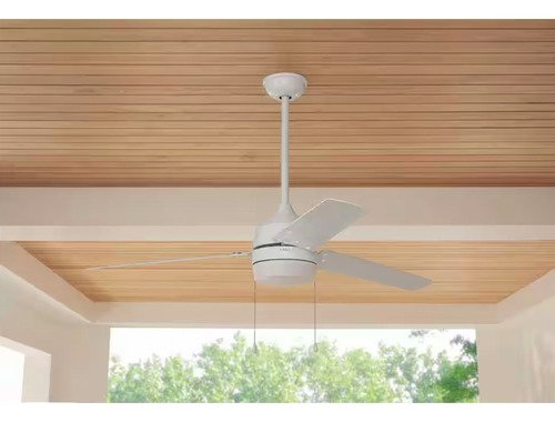 Ventilador De Techo Interior Y Exterior Blanco Con Luz Led Cantidad De Aspas 3 Aspas Blancas Diámetro 60 Material De Las Aspas Policarbonato