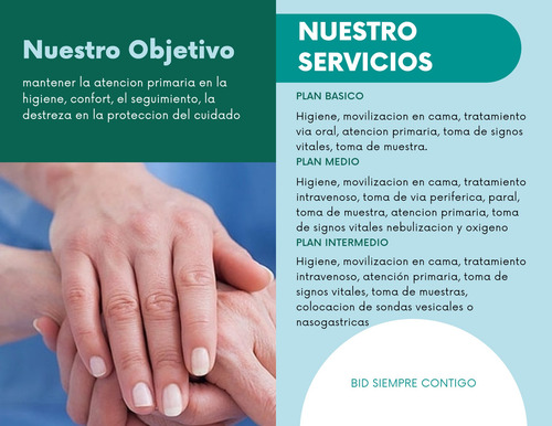 Imagen 3 de 5 de Enfermería Bid Leal Vamos A Su Domicilio