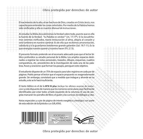 A Los Galatas: Mi Estudio En La Biblia Textual