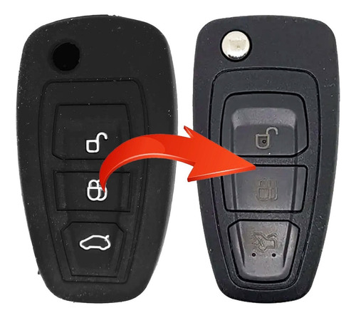 Funda Silicon Control Remoto Ford Mondeo Fiesta Focus