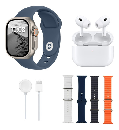Smartwatch Ultra 49mm S10 Pantalla Grande Combo De Regalo