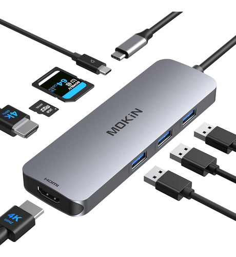 Adaptador Usb C A Hdmi Dual Multipuerto