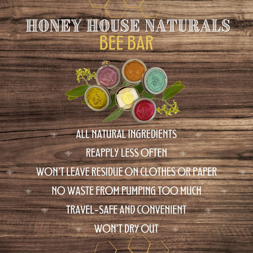 (hawaiin) - Honey House Naturals Large And Small Bee Bar Duo