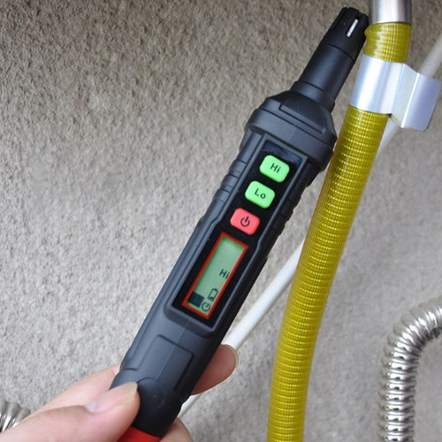 Detector De Fugas Tipo Bolígrafo Con Medidor De Gas, Alarma