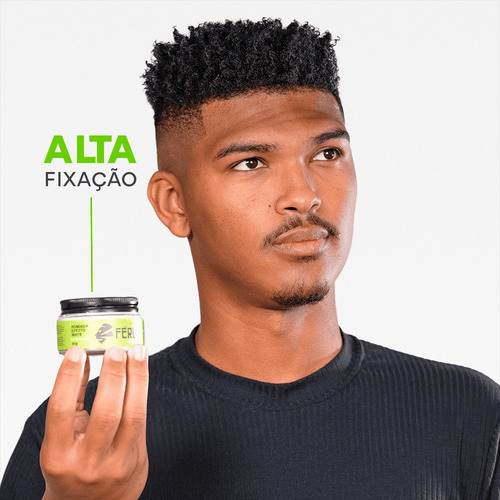 Pomada Efeito Mate Ferus - Combo 1 Pó + 1 Mate