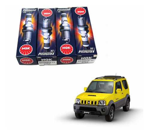 Jogo De Velas Iridium Suzuki Jimny 1.3 16v