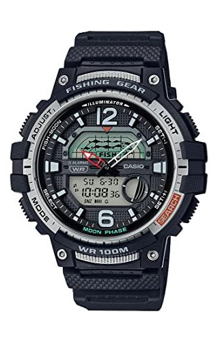 Reloj Casio Para Hombre Wsc1250h-1av De Cuarzo Color Negro