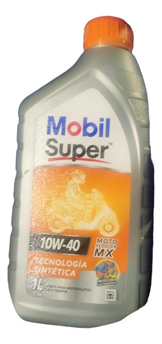 Mobil Super Moto Sccoter 4t 10w-40 1 Litro