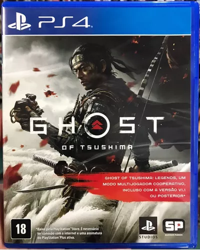 Ghost Of Tsushima Ps4 Game Original Mídia Física Semi Novo