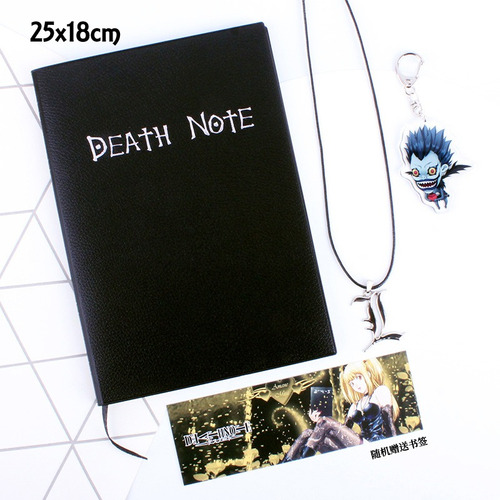 Death Note Grande+pluma Pluma+collar+llavero