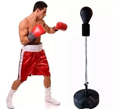 Punching Ball De Piso Pera Con Base Bolsa Boxeo Boxing Mma
